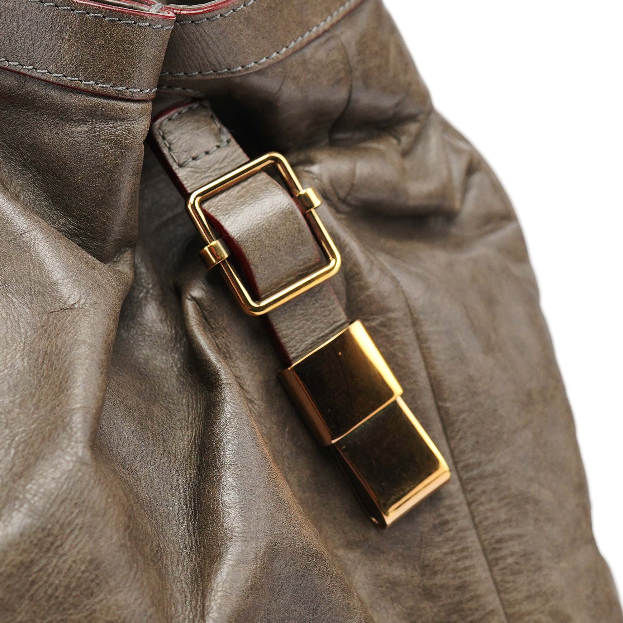 Chloé Brown Lambskin Leather Tote Bag