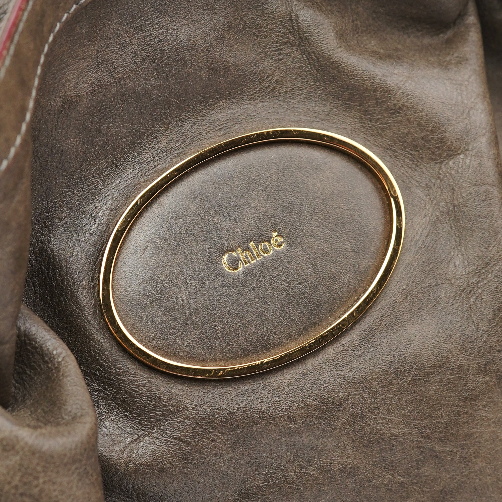 Chloé Brown Lambskin Leather Tote Bag