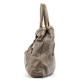 Chloé Brown Lambskin Leather Tote Bag
