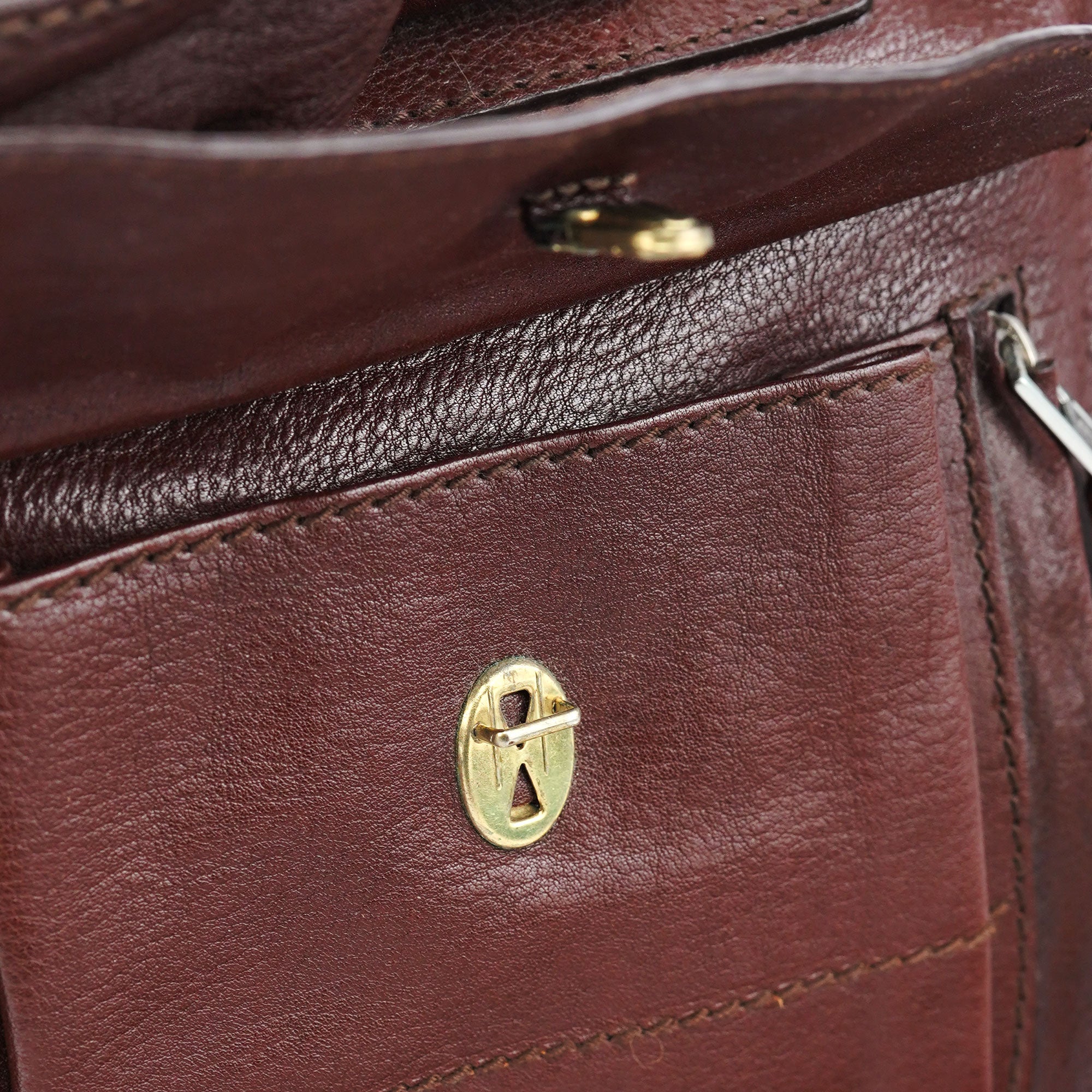 Chloé Sac cabas en cuir d'agneau marron