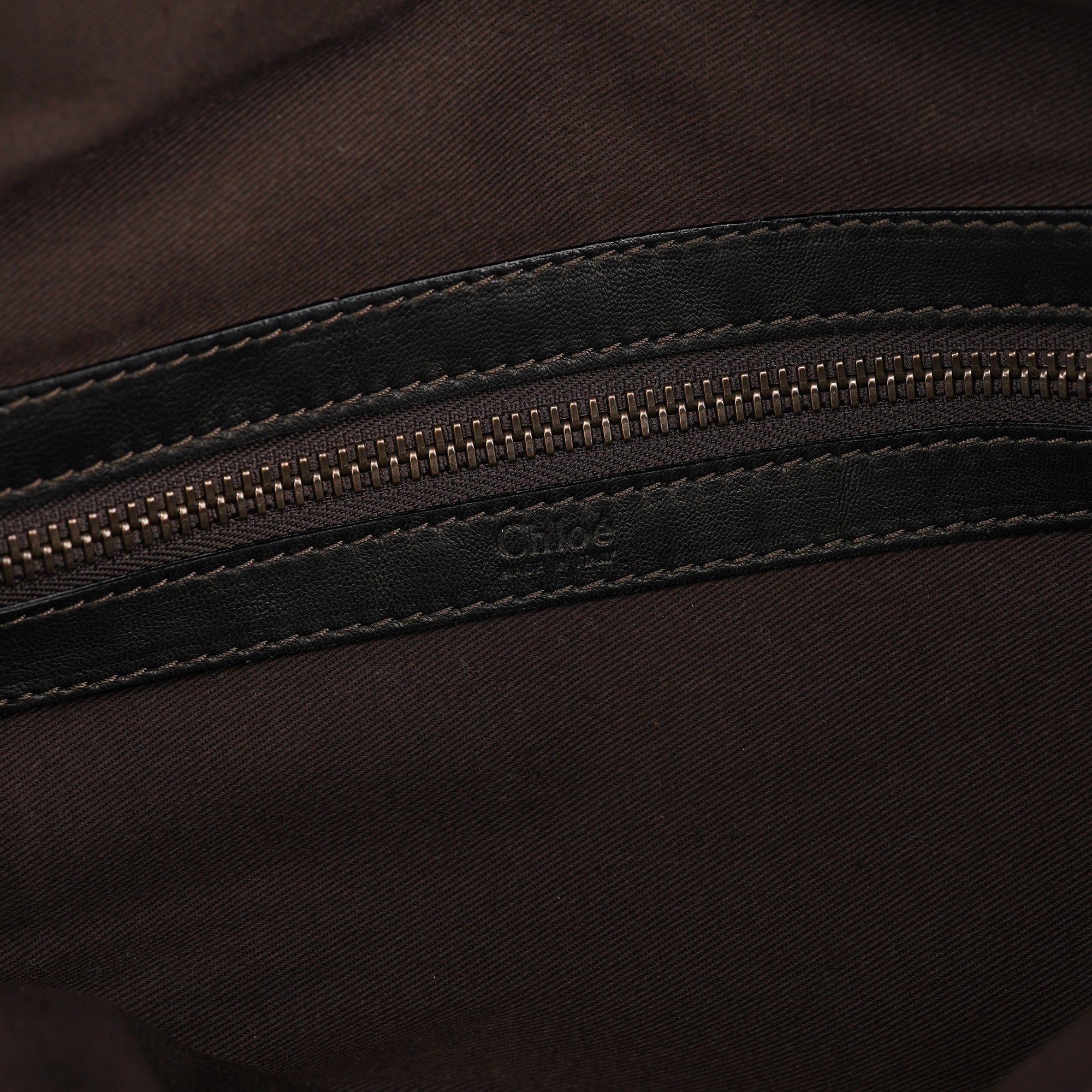Chloe Brown Leather 2-Way Tote Bag