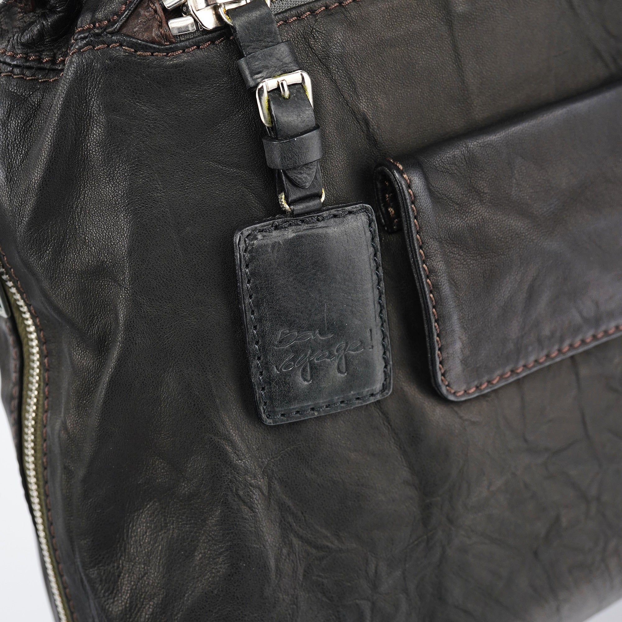 Chloe Brown Leather 2-Way Tote Bag