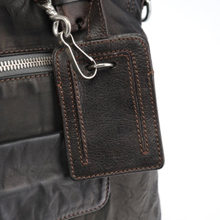 Chloe Brown Leather 2-Way Tote Bag