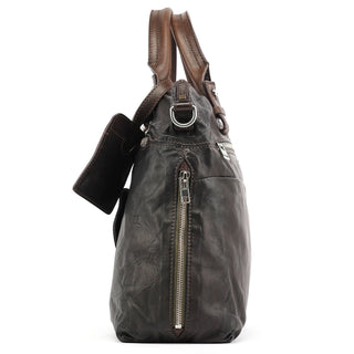 Chloe Brown Leather 2-Way Tote Bag