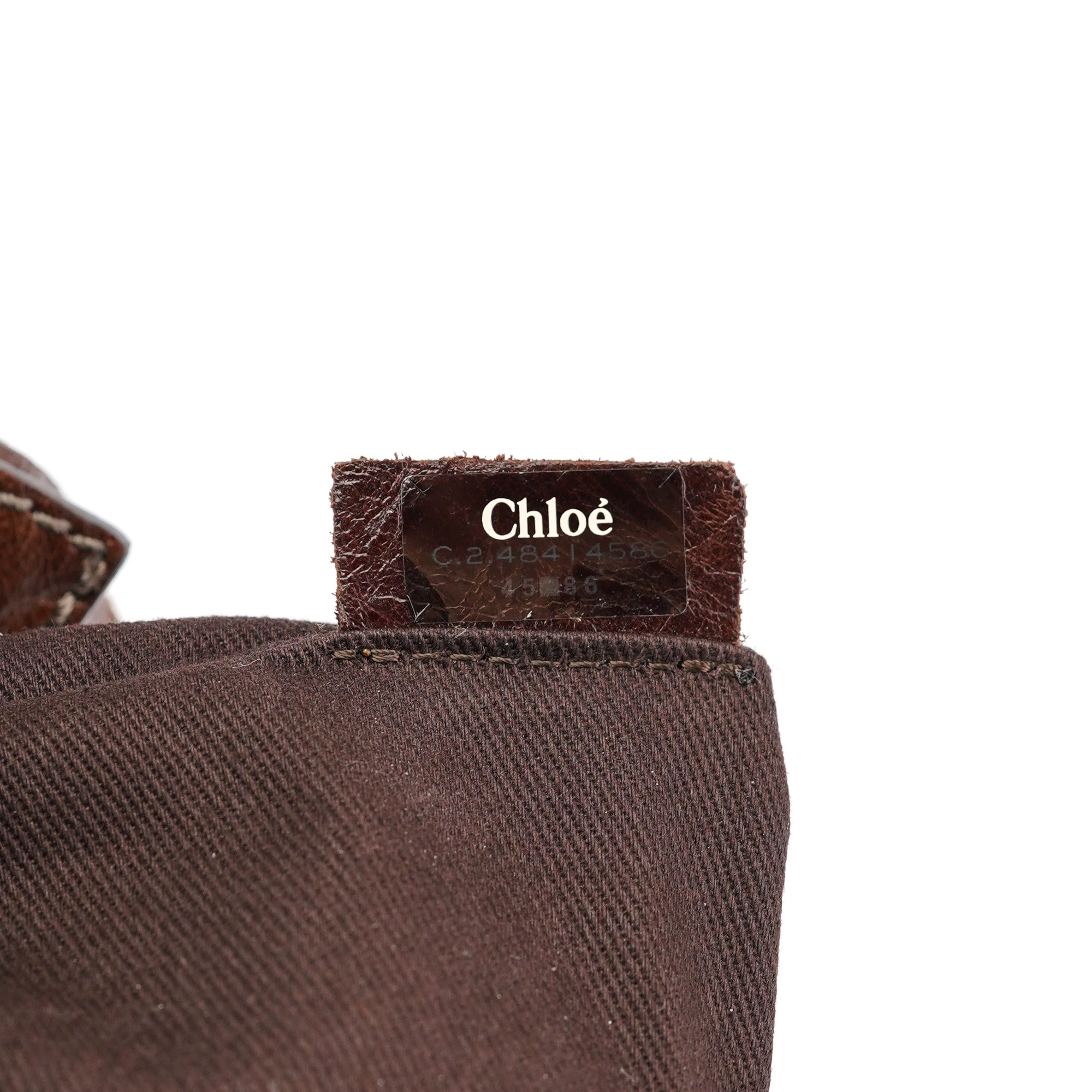 Chloé Brown Leather Bay 2-Way Bag