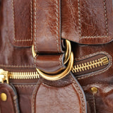 Chloé Brown Leather Bay 2-Way Bag