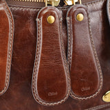 Chloé Brown Leather Bay 2-Way Bag