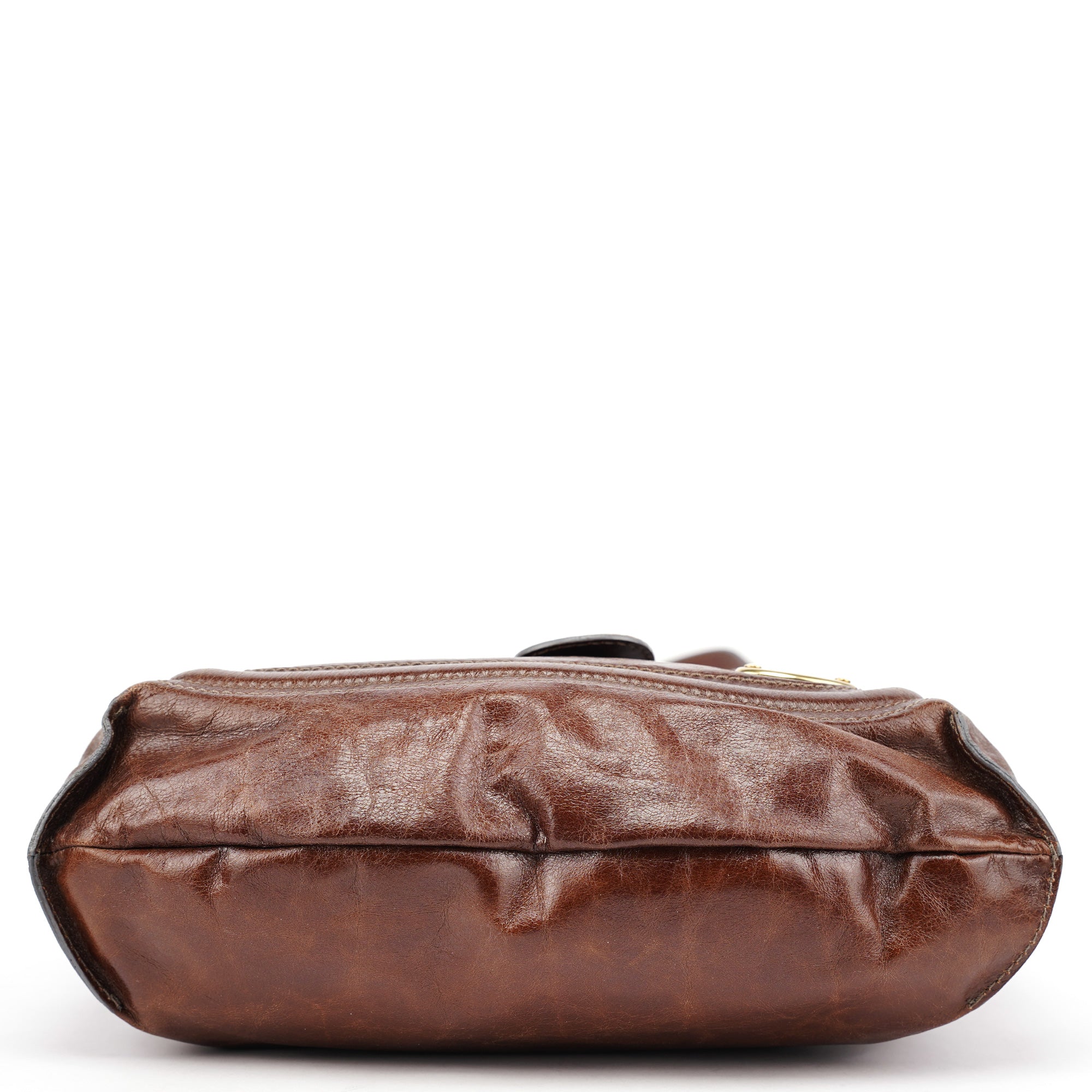Chloé Brown Leather Bay 2-Way Bag