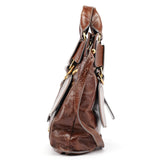 Chloé Brown Leather Bay 2-Way Bag