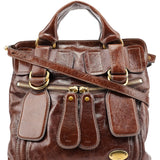 Chloé Brown Leather Bay 2-Way Bag