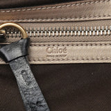 Chloe Brown Leather Bay 2-Way Tote Bag