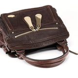 Chloe Brown Leather Bay 2-Way Tote Bag