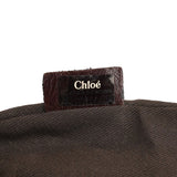 Chloe Brown Leather Bay 2-Way Tote Bag