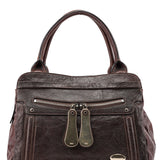 Chloe Brown Leather Bay 2-Way Tote Bag