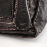 Chloe Brown Leather Bay 2-Way Tote Bag