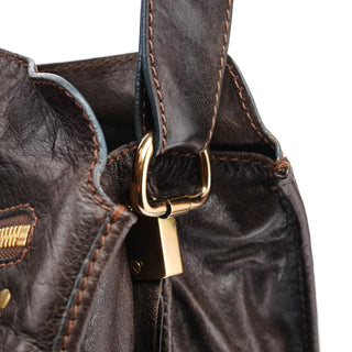 Chloé Brown Leather Bay Shoulder Bag