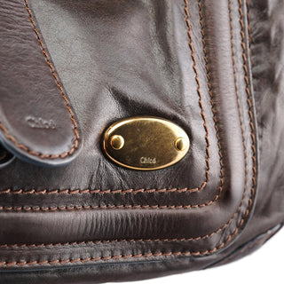 Chloé Brown Leather Bay Shoulder Bag