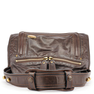 Chloé Brown Leather Bay Shoulder Bag
