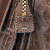 Chloé Brown Leather Bay Tote Bag