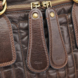 Chloé Brown Leather Bay Tote Bag