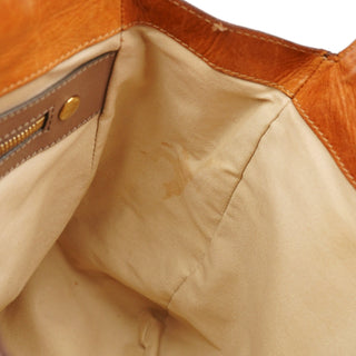 Chloe Brown Leather Bay Tote Bag