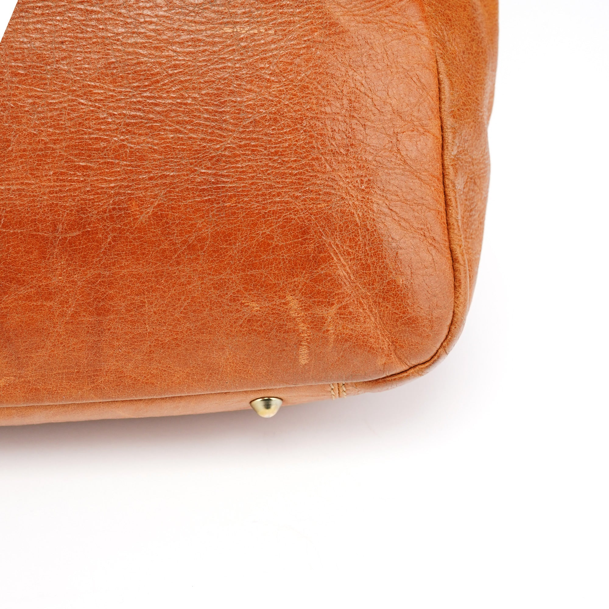 Chloe Brown Leather Bay Tote Bag