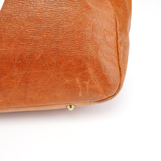 Chloe Brown Leather Bay Tote Bag