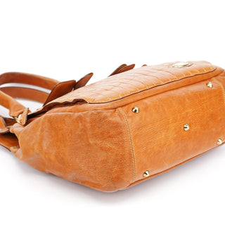 Chloe Brown Leather Bay Tote Bag