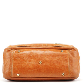 Chloe Brown Leather Bay Tote Bag