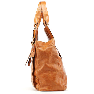 Chloe Brown Leather Bay Tote Bag