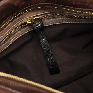 Chloe Brown Leather Bay Tote Bag