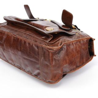 Chloe Brown Leather Bay Tote Bag