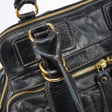 Chloe Brown Leather Bay Tote Bag