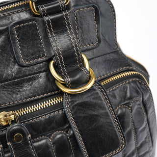 Chloe Brown Leather Bay Tote Bag