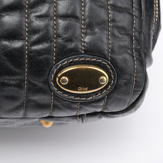 Chloe Brown Leather Bay Tote Bag