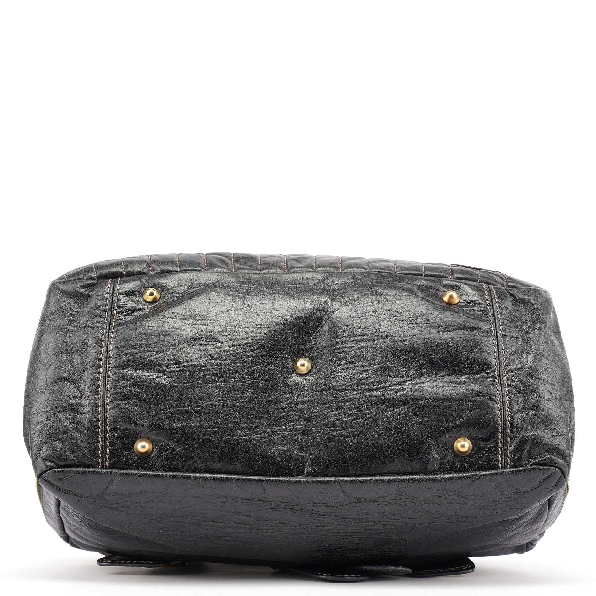 Chloe Brown Leather Bay Tote Bag