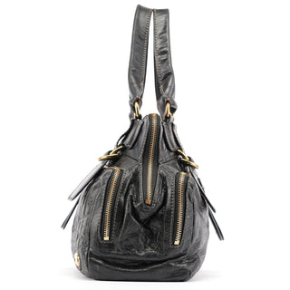 Chloe Brown Leather Bay Tote Bag