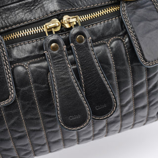 Chloe Brown Leather Bay Tote Bag