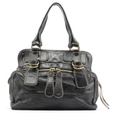 Chloe Brown Leather Bay Tote Bag