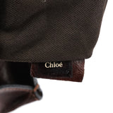Chloe Brown Leather Bay Tote Bag