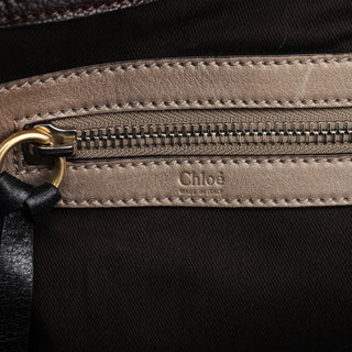 Chloe Brown Leather Bay Tote Bag