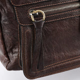 Chloe Brown Leather Bay Tote Bag