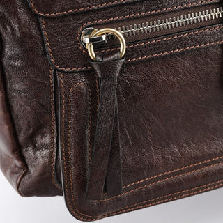 Chloe Brown Leather Bay Tote Bag