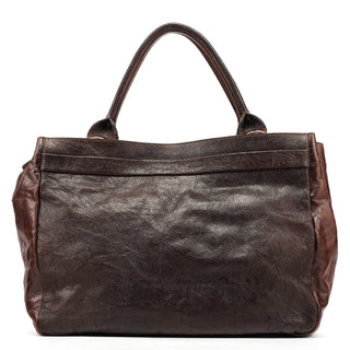 Chloe Brown Leather Bay Tote Bag