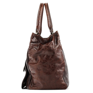 Chloe Brown Leather Bay Tote Bag