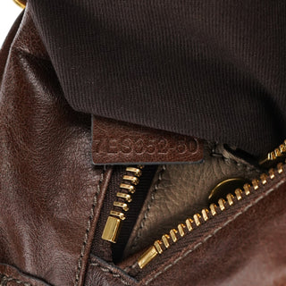 Chloe Brown Leather Bay Tote Bag