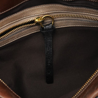 Chloe Brown Leather Bay Tote Bag