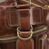 Chloe Brown Leather Bay Tote Bag