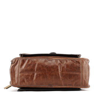 Chloe Brown Leather Bay Tote Bag