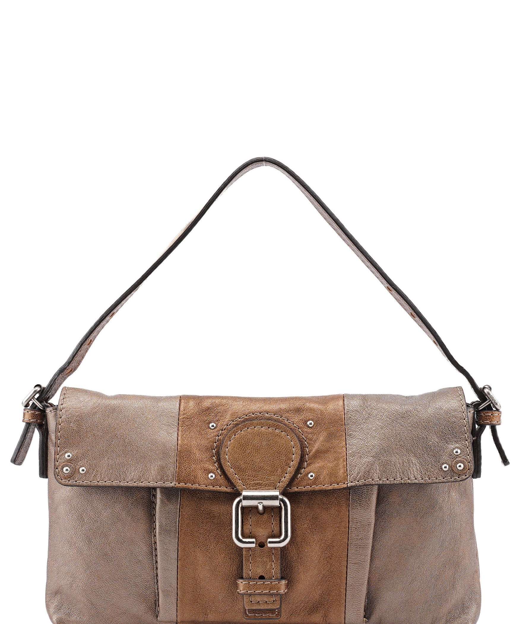 Chloé Brown Leather Belted Shoulder Bag
